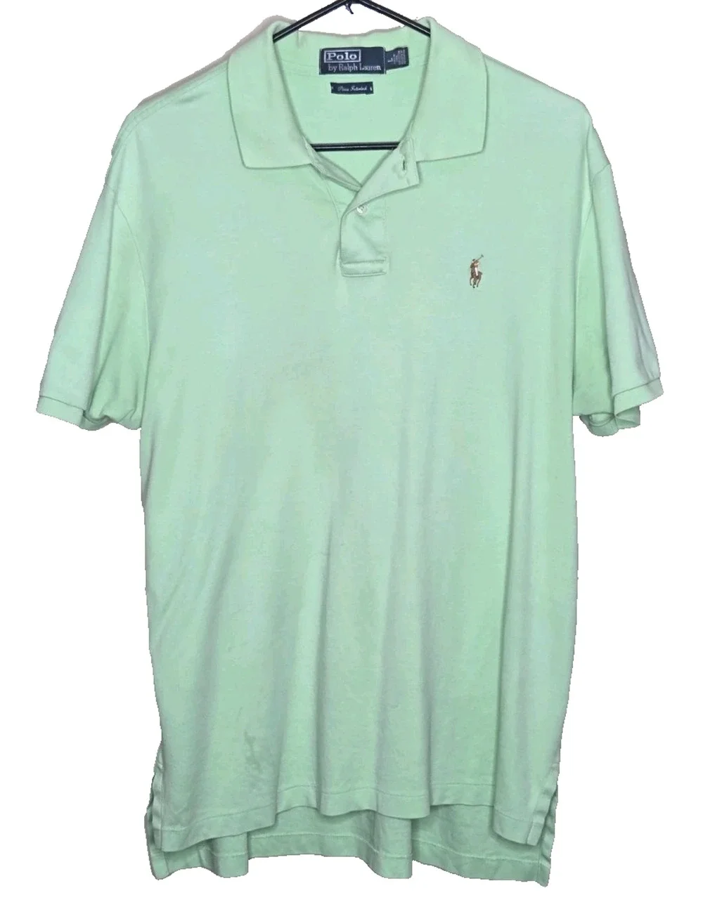Polo by Ralph Lauren Men’s Polo Shirt Size L Green Classic Fit Pima Cotton